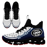 Custom Navy White Maxsoul Shoes Personalized Sneaker FN030XD-D020388-24